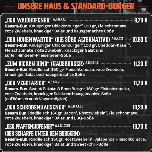 Haus- & Standard-Burger